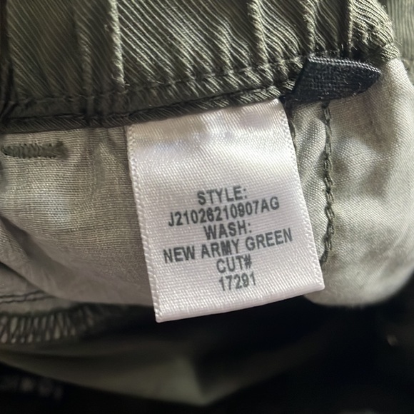 Veronica Beard army paper bag taper leg pant Sz 27/4 - Picture 6 of 7